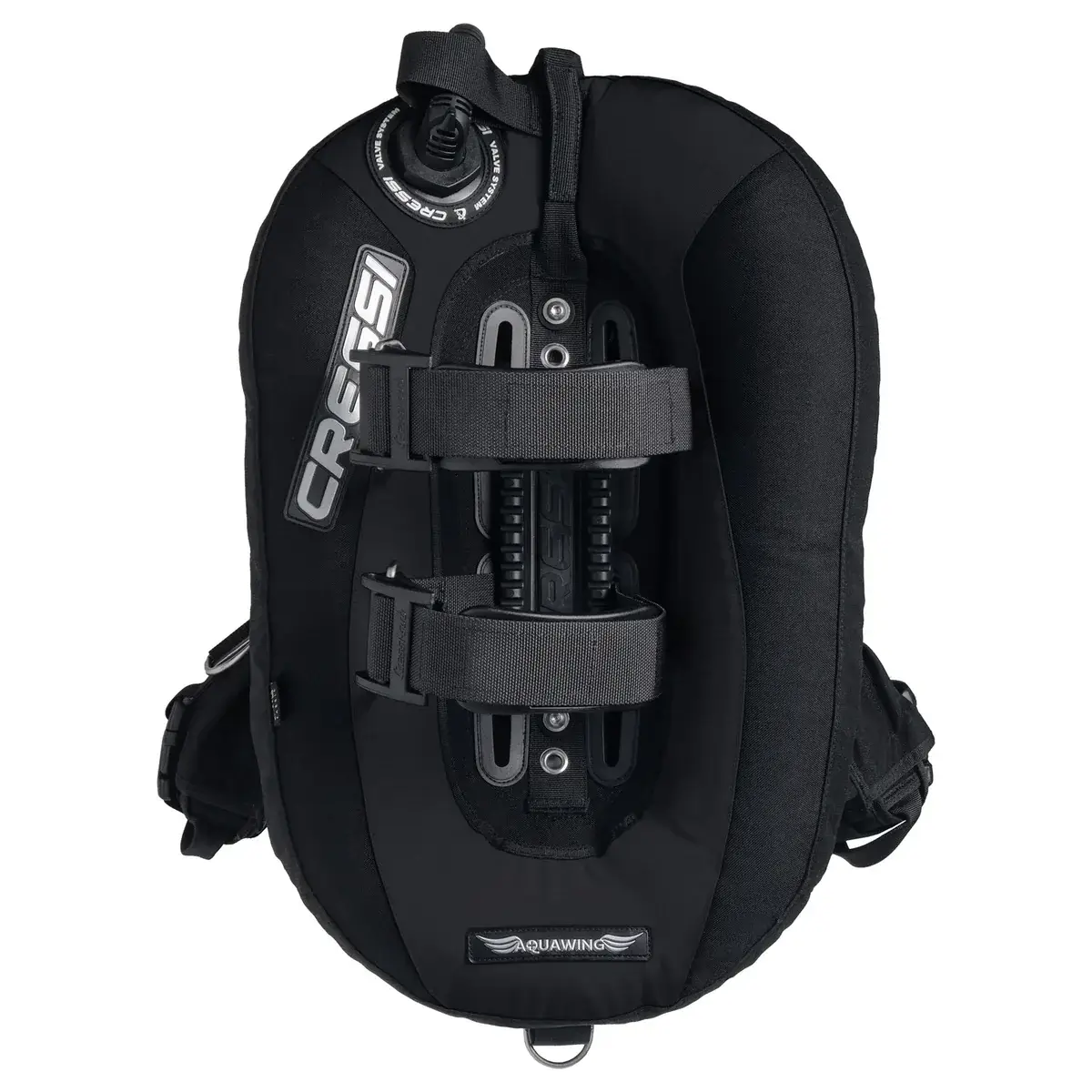 Chaleco Compensador Aquawing Plus Negro Cressi