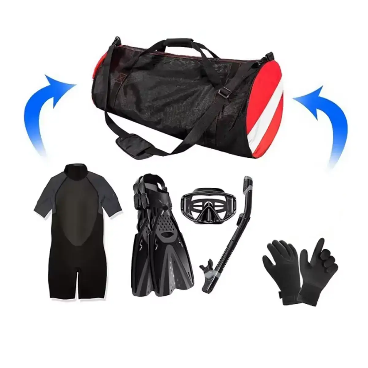 Bolso De Malla Para Equipo Completo Subpacifico